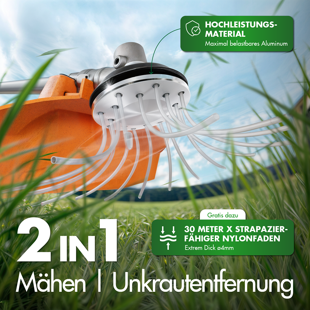 Nylon Unkrautbürste groß
