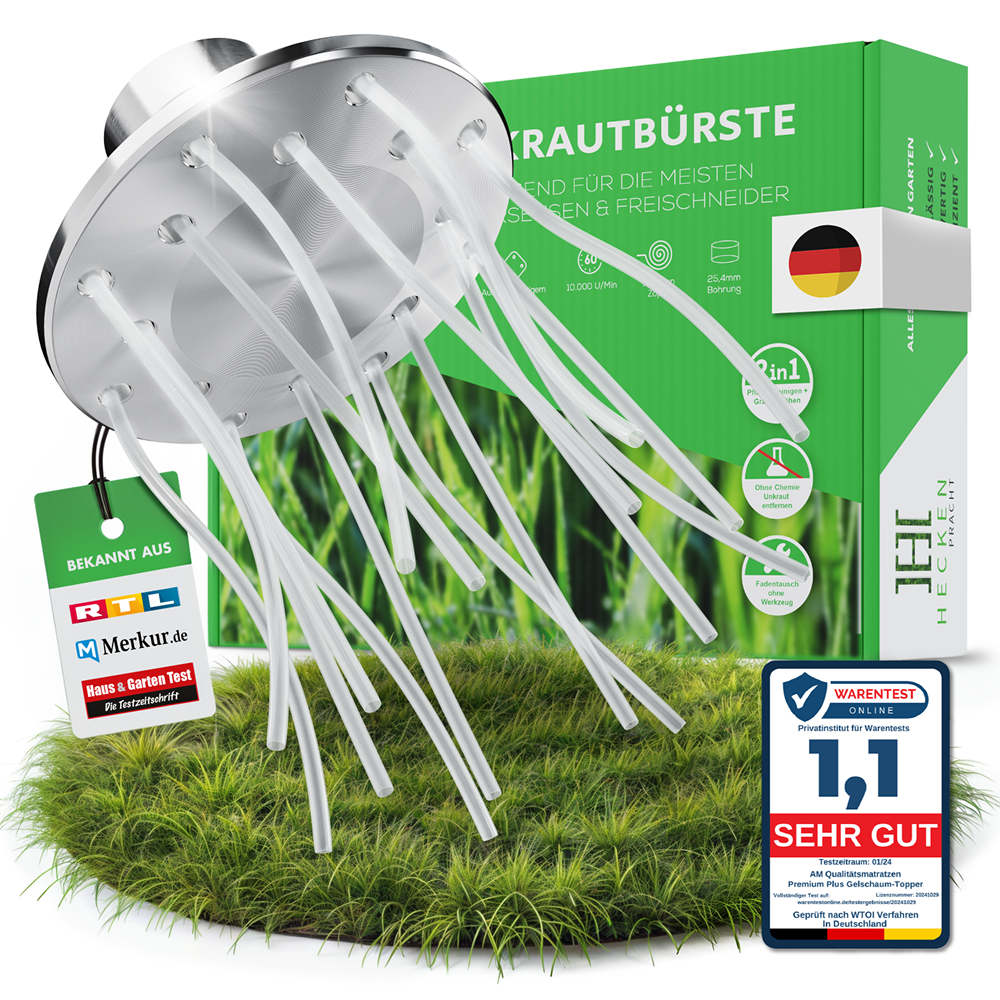 Nylon Unkrautbürste groß
