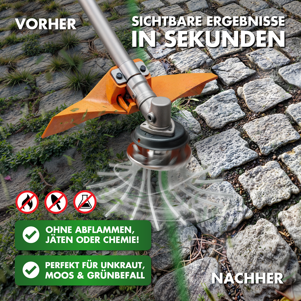Nylon Unkrautbürste groß