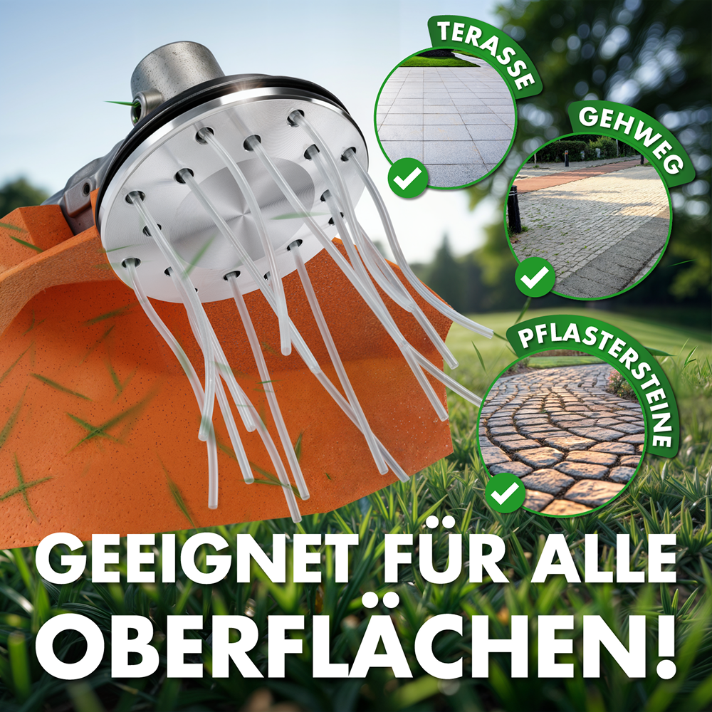 Nylon Unkrautbürste groß