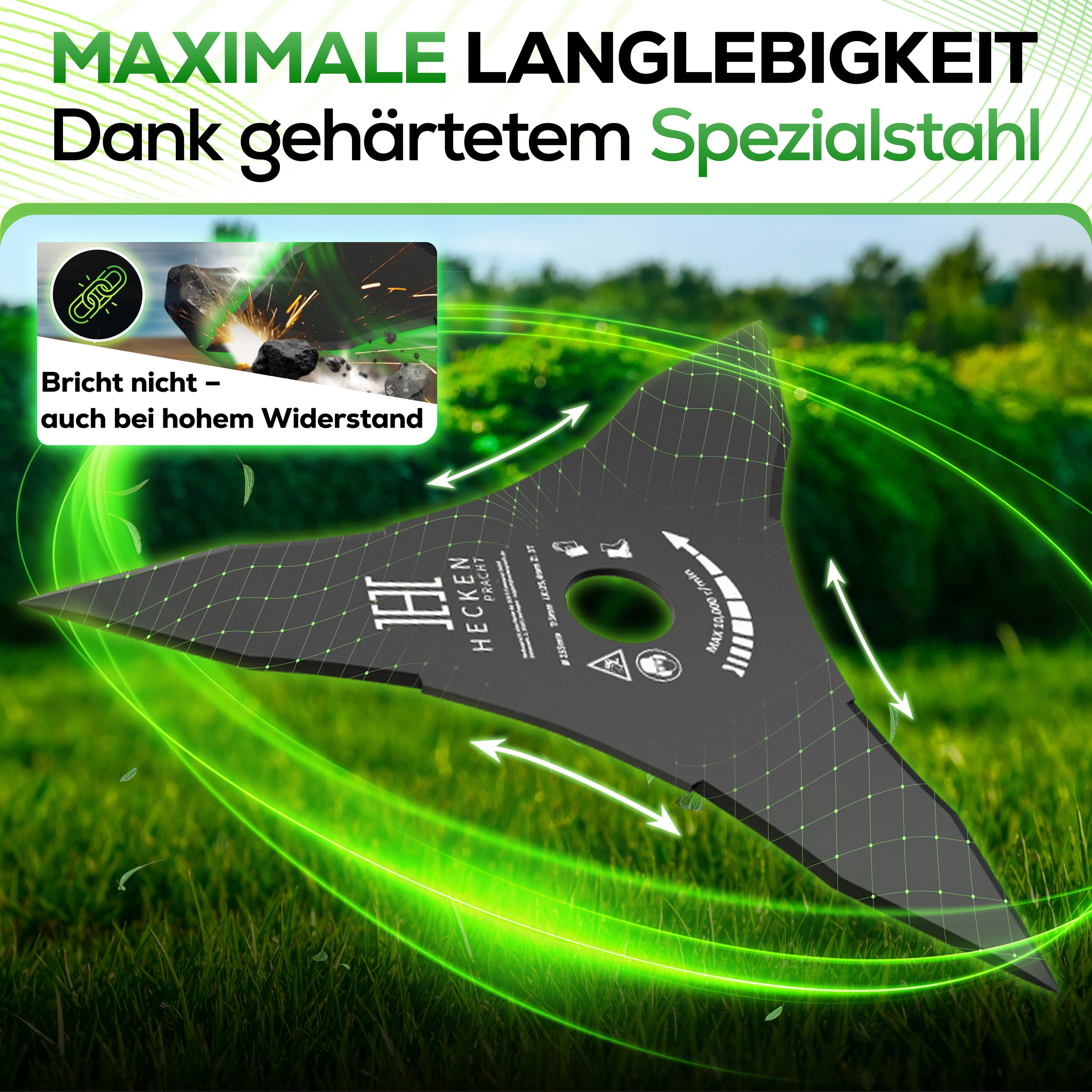 Dickichtmesser 3-Zahn