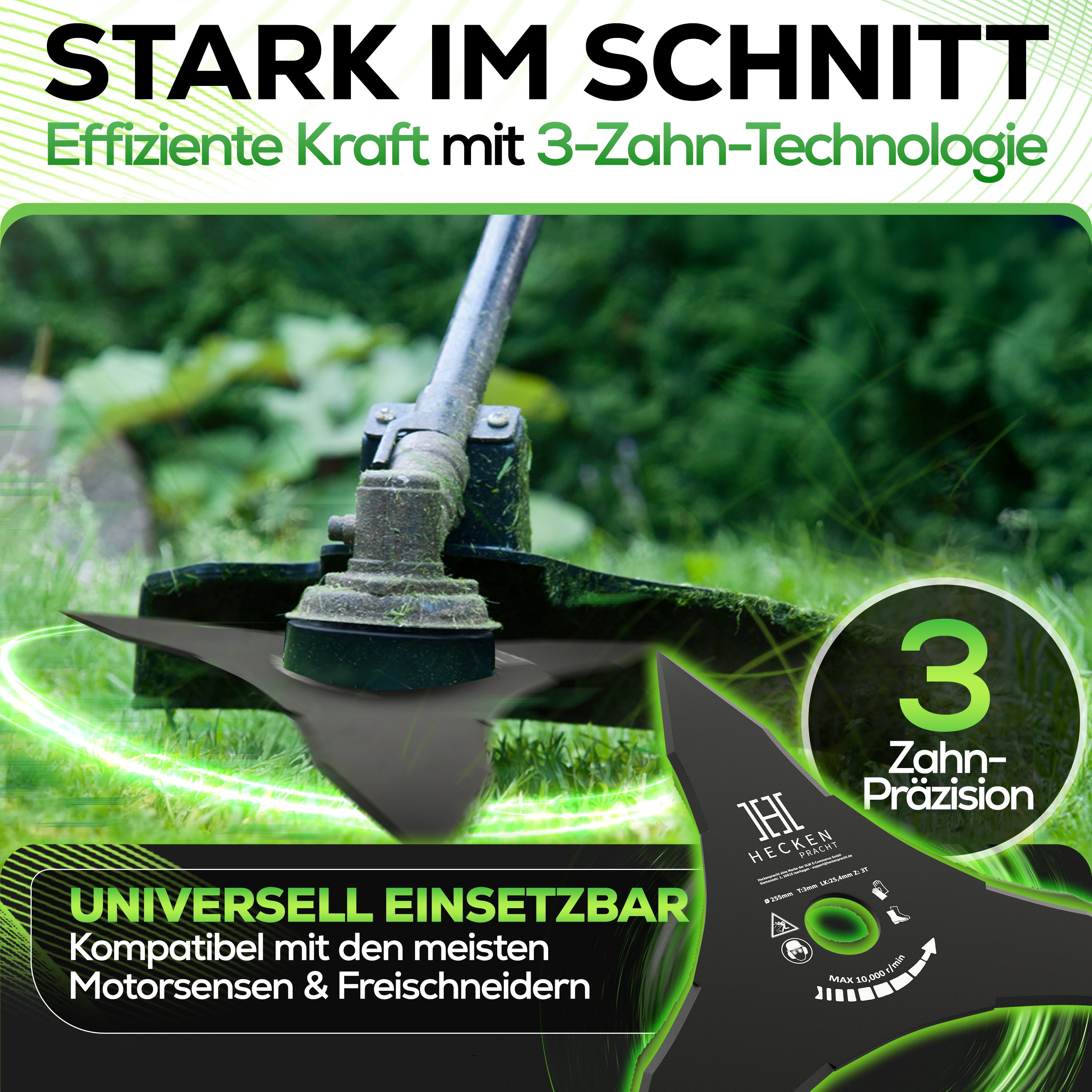 Dickichtmesser 3-Zahn